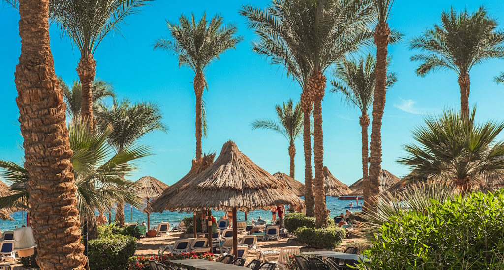 Hotelanlage und Resort am Meer in Ägypten