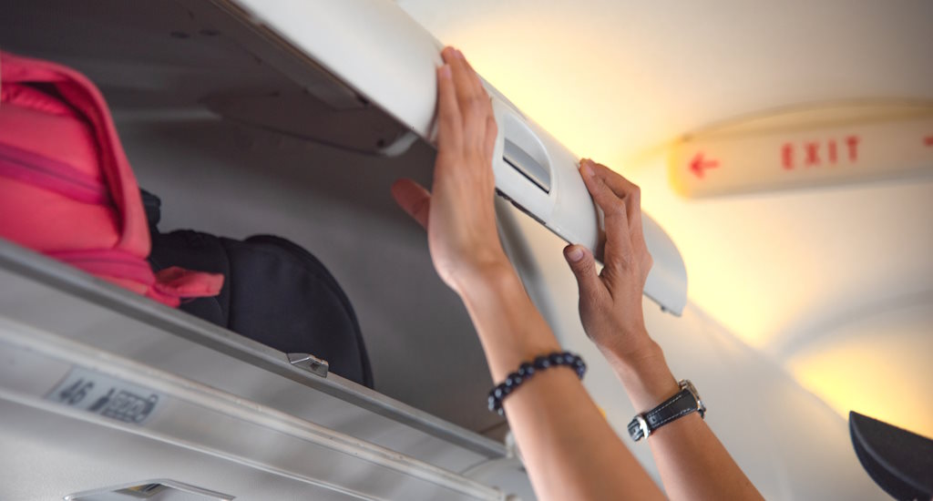 Handgepäck im Flugzeug